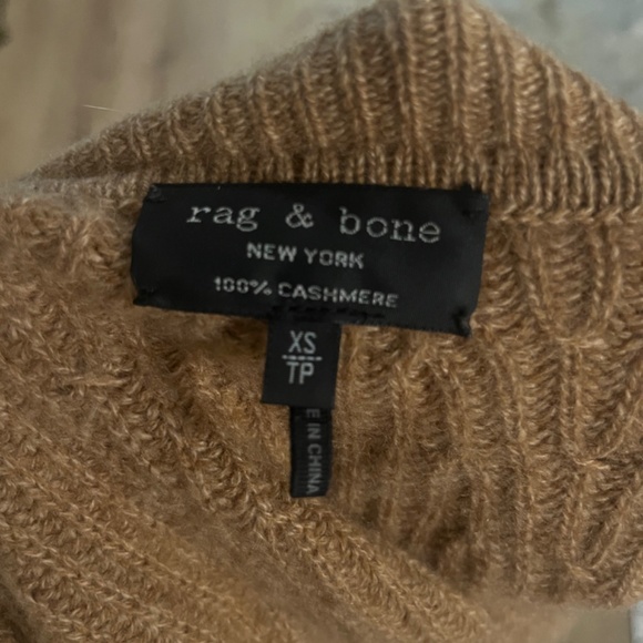 Rag & Bone Cashmere Sweater Brown XS - Picture 2 of 2